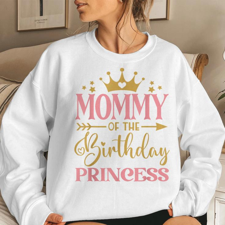 Mommy Of The Birthday For Girl - 1St Birthday Princess Girl Women Crewneck Graphic Sweatshirt Gifts for Her