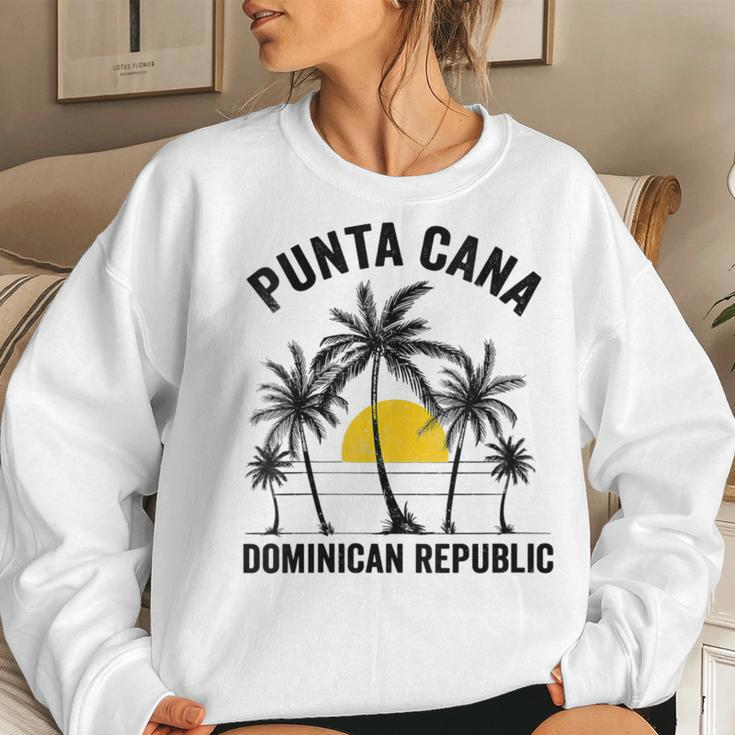 Punta Cana Beach Souvenir Rd Dominican Republic 2022 Women Sweatshirt Gifts for Her