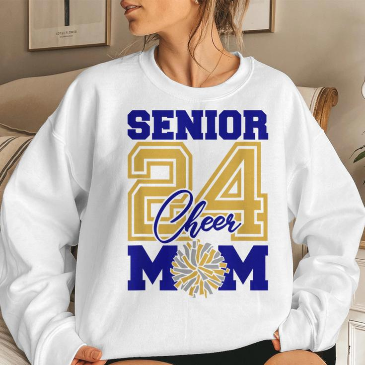 Senior Cheer Mom 2024 Cheerleader Parent Class Of 2024 Women Sweatshirt Gifts for Her