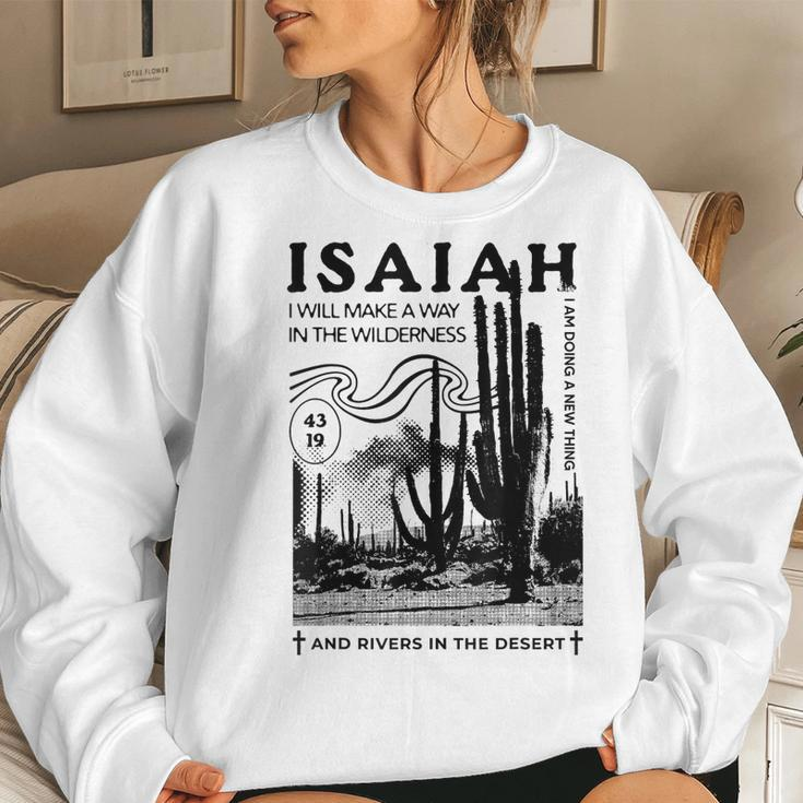 I Will Make A Way In The Wilderness Christian Bible Boho Women Sweatshirt Gifts for Her