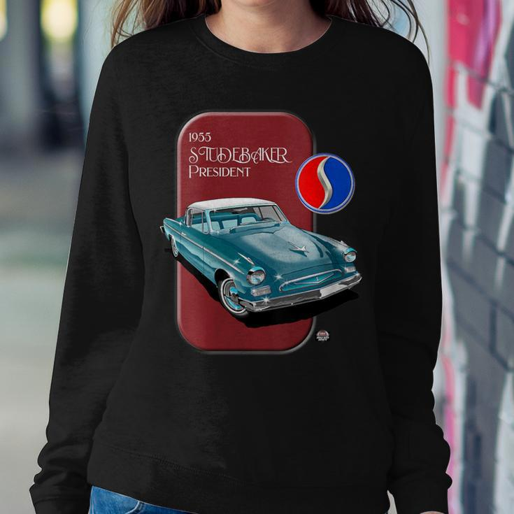 1955 Studebaker President Classic Car Graphic Women Sweatshirt Unique Gifts