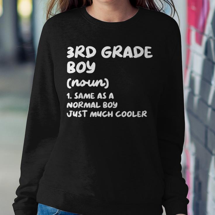 3Rd Grade Boy Definition Back To School Student Women Sweatshirt Unique Gifts