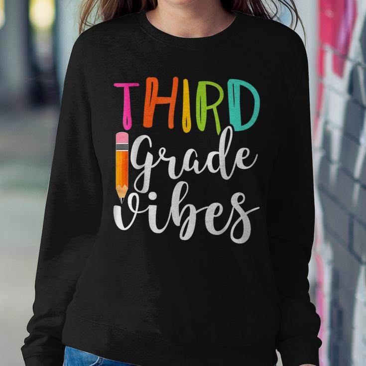 3Rd Grade Back To School Third Grade Teacher Student Women Sweatshirt Funny Gifts