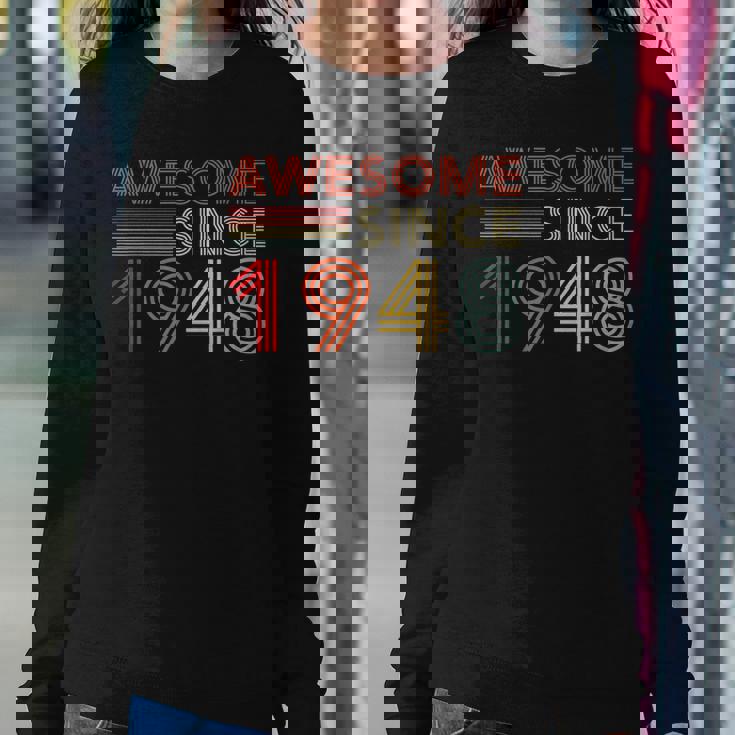 75 Birthday Decorations Men Women 1948 Bday 75Th Birthday Women Sweatshirt Unique Gifts