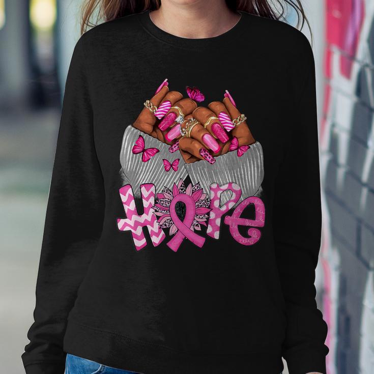 African Black Hope Breast Cancer Sunflower Hippie Women Sweatshirt Unique Gifts