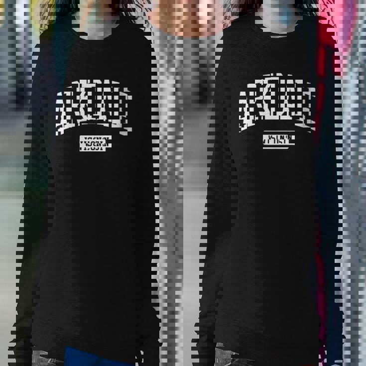 Arkdale Wisconsin Wi College University Sports Style Women Sweatshirt Unique Gifts