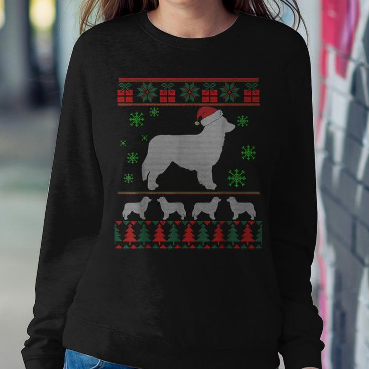 Aussie Shepherd Dog Ugly Christmas Sweater Dog Lovers Women Sweatshirt Funny Gifts