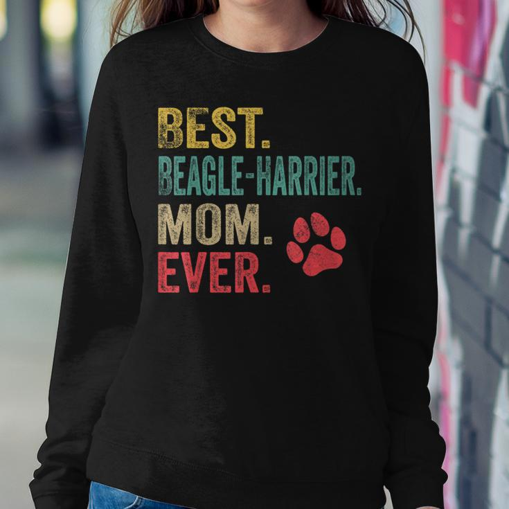 Best Beagle-Harrier Mom Ever Vintage Mother Dog Lover Women Sweatshirt Unique Gifts