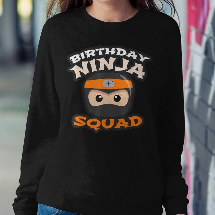 Birthday Ninja Squad Mom Dad Crew Siblings Team Matching Women Sweatshirt Unique Gifts