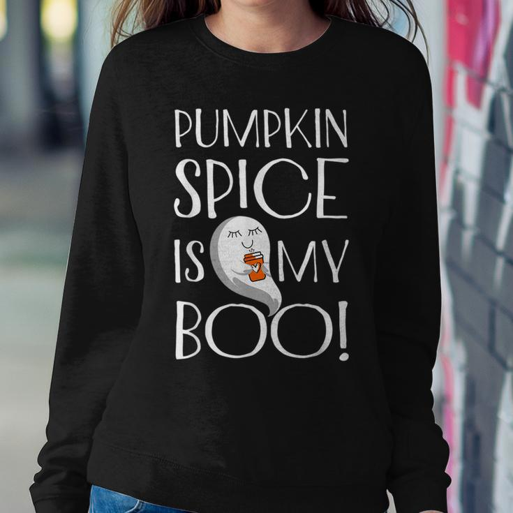 Boo Ghost Halloween Pumpkin Spice Latte Fall Love Womens Latte Women Sweatshirt Unique Gifts