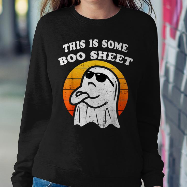 This Is Some Boo-Sheet Halloween Ghost Costume Women Sweatshirt Unique Gifts