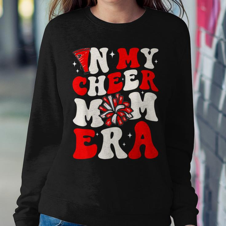 In My Cheer Mom Era Trendy Cheerleading Football Mom Life Women Sweatshirt Funny Gifts
