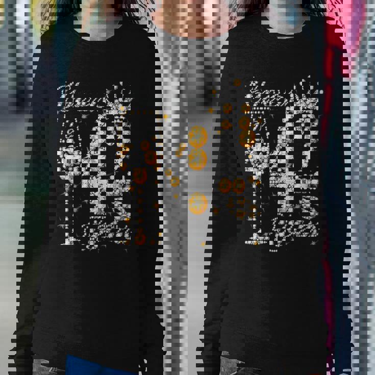 Cheers To 42 Years Old Happy 42Th Birthday Queen Drink Wine Women Sweatshirt Unique Gifts