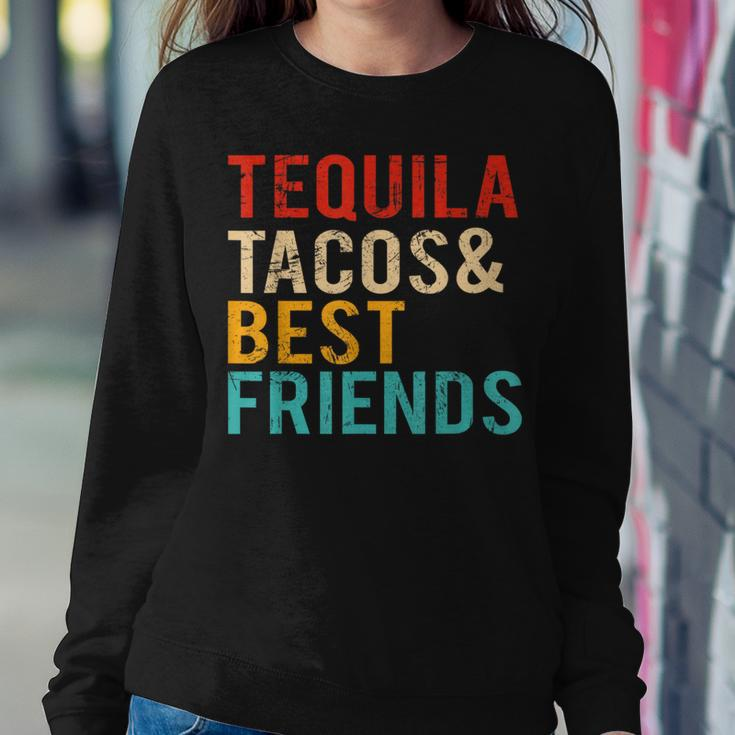 Cinco De Mayo Tequila Tacos Best Friends Drinking Women Sweatshirt Unique Gifts