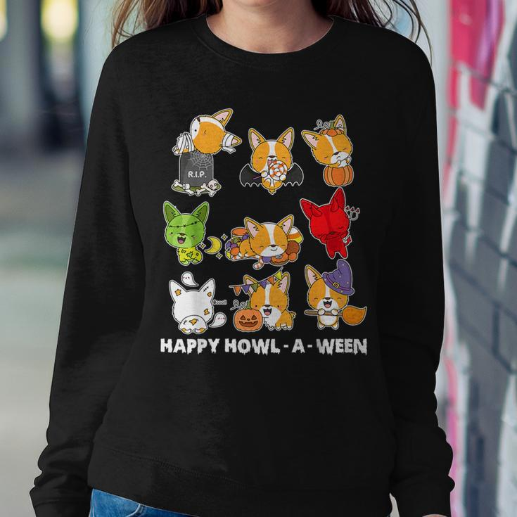 Corgi Dog Halloween Happy Howloween Mummy Witch Welsh Corgi Women Sweatshirt Unique Gifts