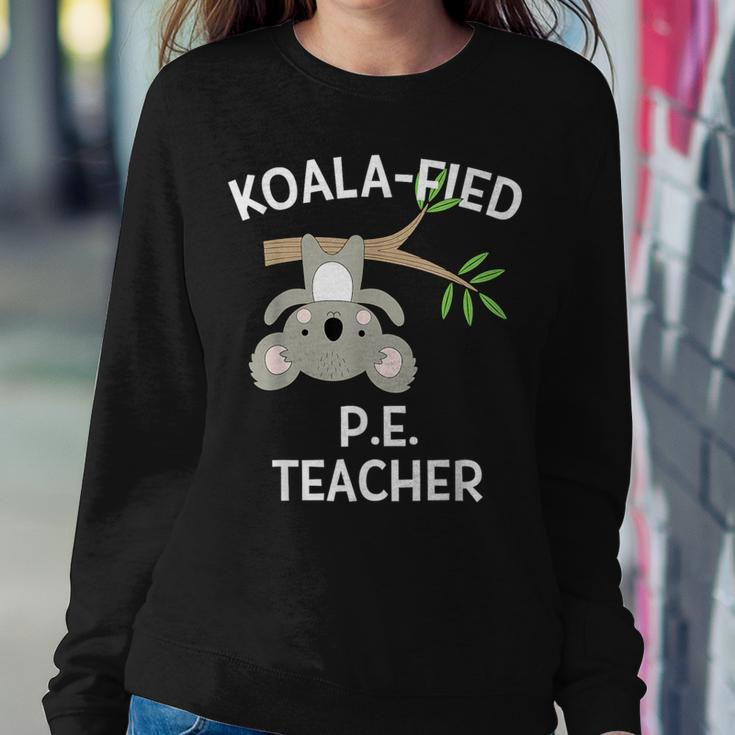 Cute Koala Pe Teacher Pun Gym Women Sweatshirt Unique Gifts