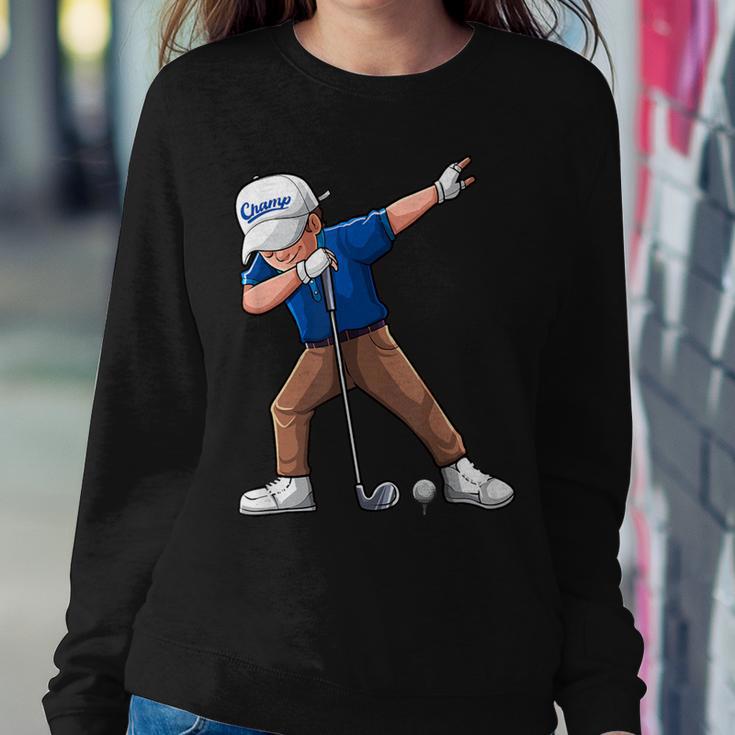 Dabbing Golf Player Golfing Golfer Sports Women Women Sweatshirt Unique Gifts