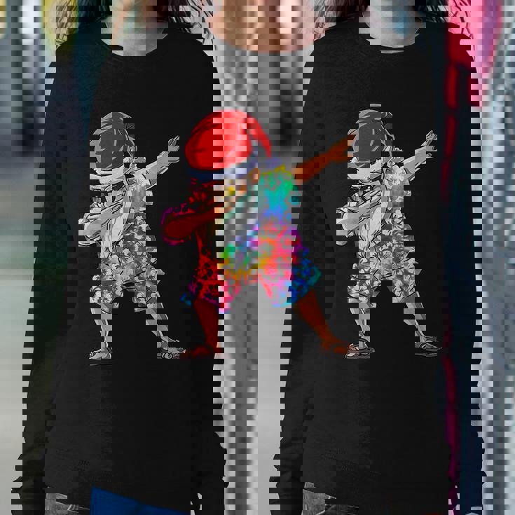 Dabbing Santa Christmas In July Tie Dye Summer Vacation Vacation Sweatshirt Unique Gifts