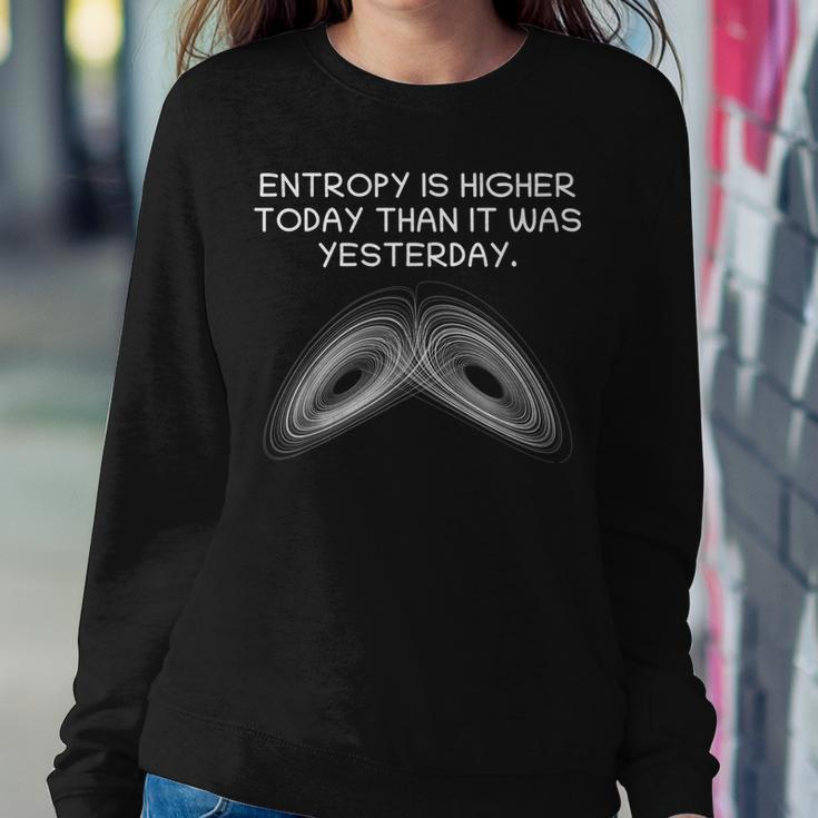Entropy Thermodynamics Physics Teacher Student Science Women Sweatshirt Unique Gifts