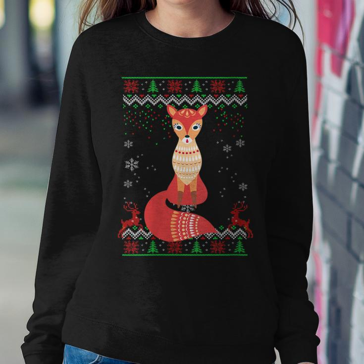 Fox Christmas Ugly Christmas Sweater Women Sweatshirt Unique Gifts