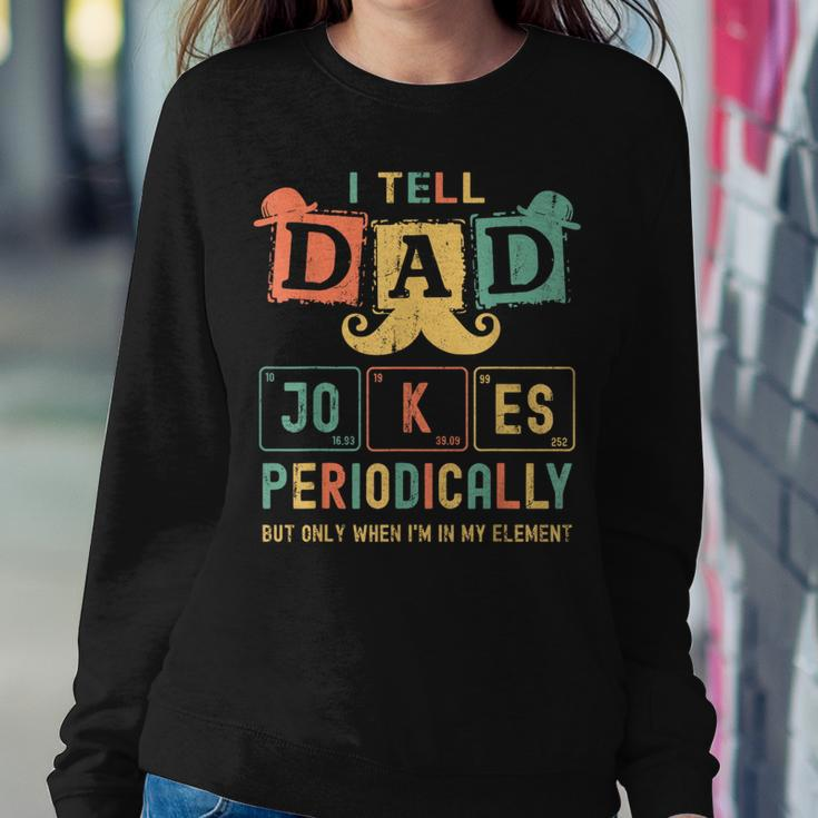 Funny Dad Jokes 2023 Men Women Kids Husband Fathers Day Women Crewneck Graphic Sweatshirt Funny Gifts