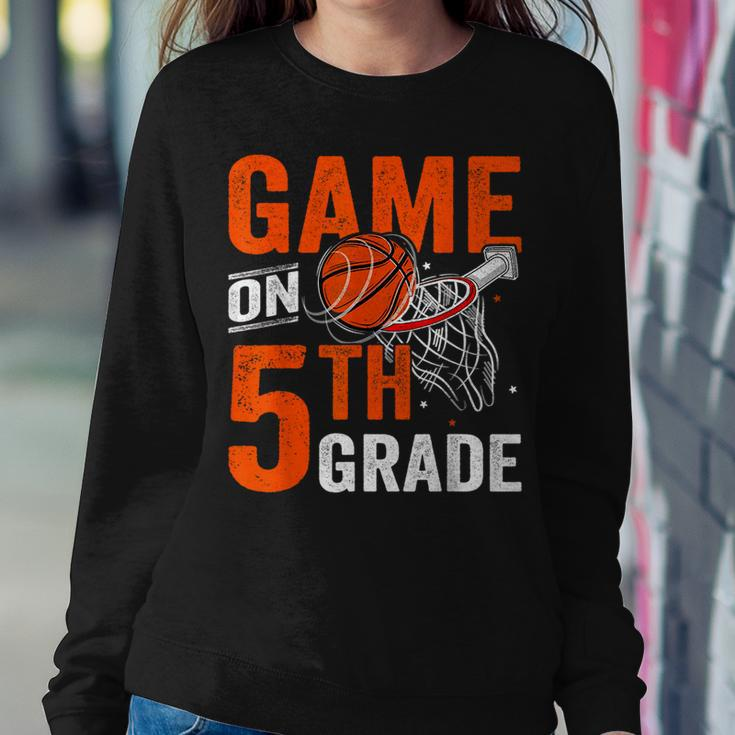 Games On Fifth Grade Basketball First Day Of School Women Sweatshirt Unique Gifts