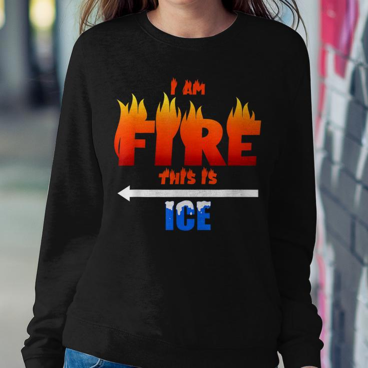 Ice And Fire Costume Halloween Family Matching Women Sweatshirt Funny Gifts