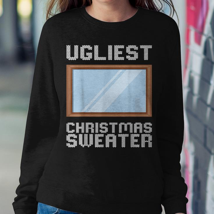 Ugly Christmas Sweater Style Ugliest Christmas Mirror Women Sweatshirt Unique Gifts