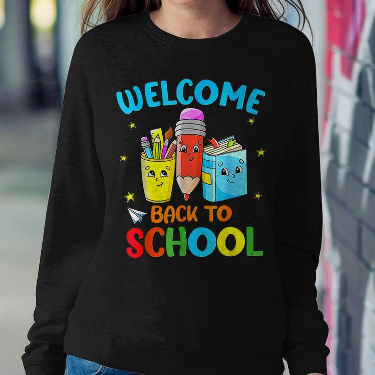 Funny Welcome Back To School Gifts For Teachers And Students Women Sweatshirt Funny Gifts