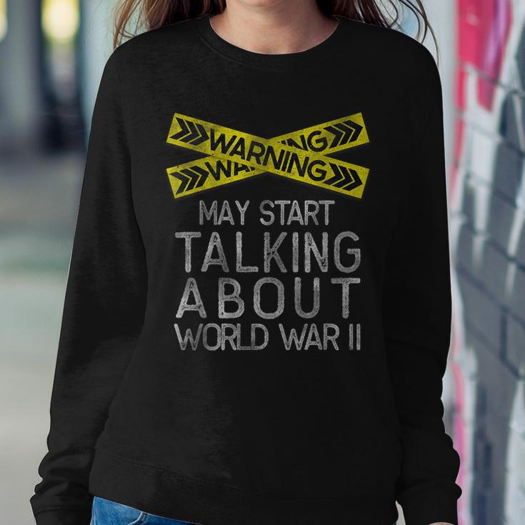 Funny World War Two Ww2 History Teacher Historian History Women Sweatshirt Funny Gifts