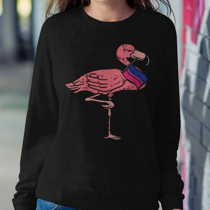 Gay Lgbt Flamingo Cute Bisexual Flag Color Bird Lover Women Sweatshirt Unique Gifts