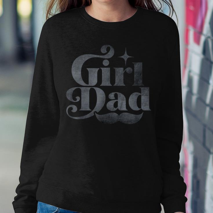 Girl Dad Men Proud Father Daughter Of Girls Fathers Day Women Crewneck Graphic Sweatshirt Funny Gifts