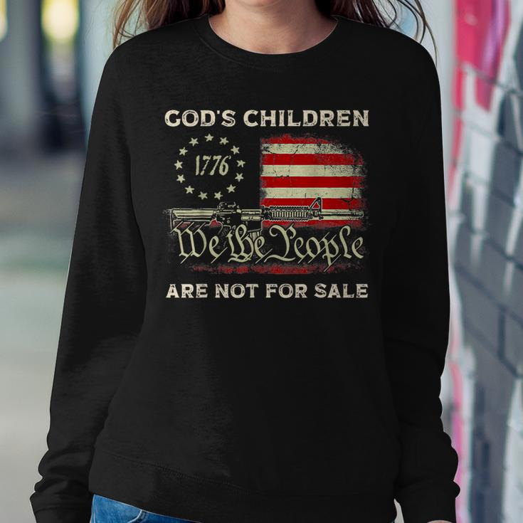 Gods Children Are Not For Sale Vintage Gods Children Women Sweatshirt Unique Gifts