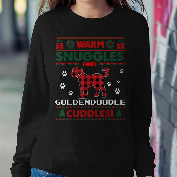 Goldendoodle Christmas Pajama Ugly Christmas Sweater Women Sweatshirt Funny Gifts