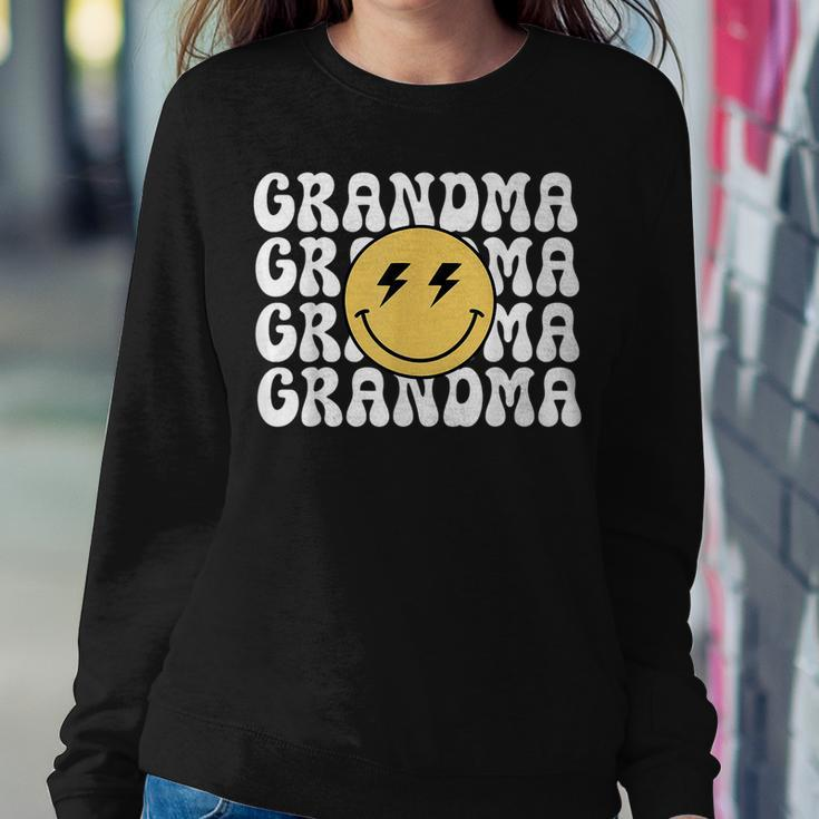 Grandma One Happy Dude Birthday Theme Family Matching Women Sweatshirt Unique Gifts