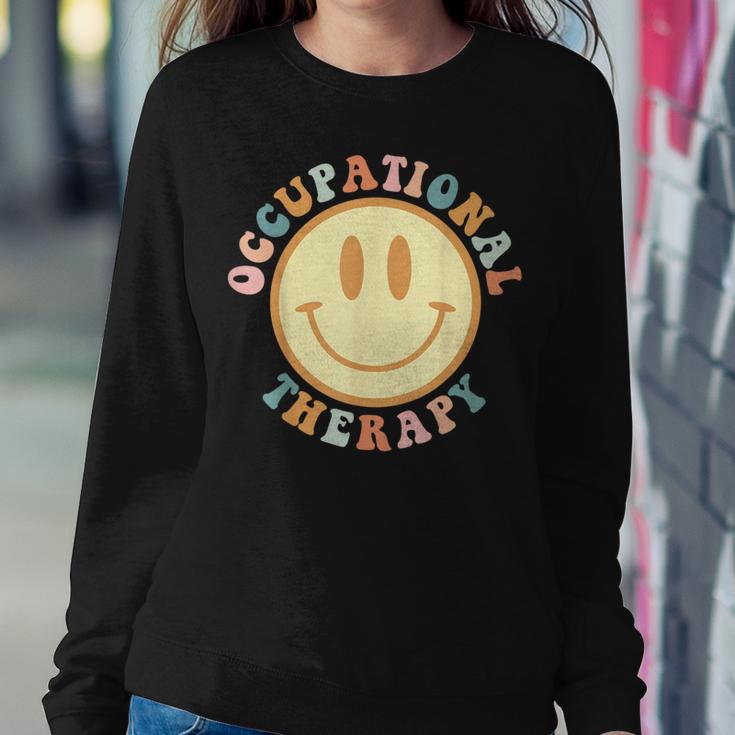 Groovy Occupational Therapy Occupational Therapist Ot Women Crewneck Graphic Sweatshirt Unique Gifts