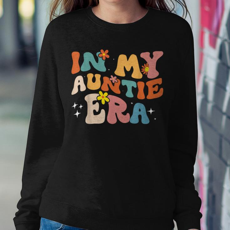 Groovy Retro In My Auntie Era Cool For Aunts Women Sweatshirt Unique Gifts