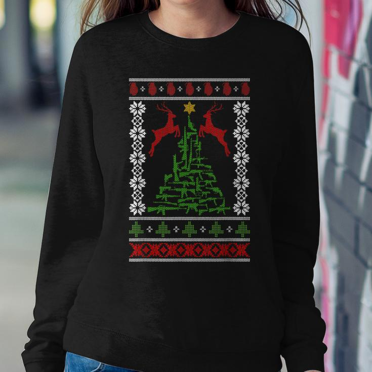 Guns Ugly Christmas Sweater Military Gun Right 2Nd Amendment Women Sweatshirt Funny Gifts