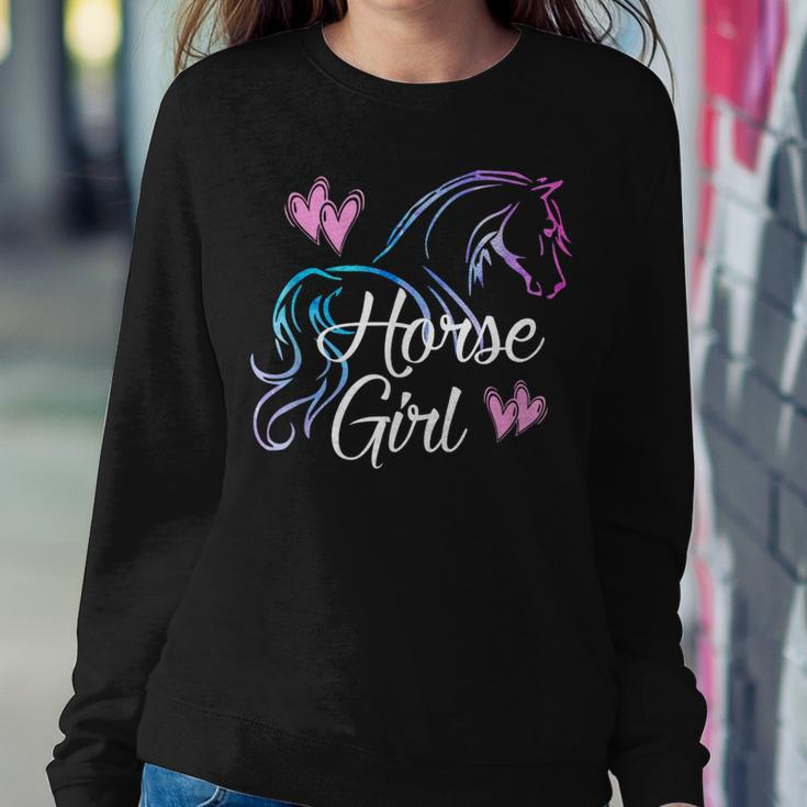 Horse Girl Equestrian Rider N Tween Kid Horse Lover Women Sweatshirt Unique Gifts