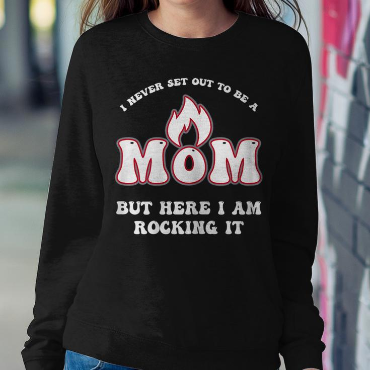 Hot Mom Mature Mothers Flaming O Rocking It For Mom Women Sweatshirt Unique Gifts