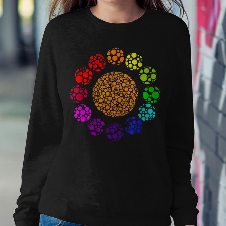 International Dot Day Rainbow Polka Dot September 15Th Women Sweatshirt Funny Gifts