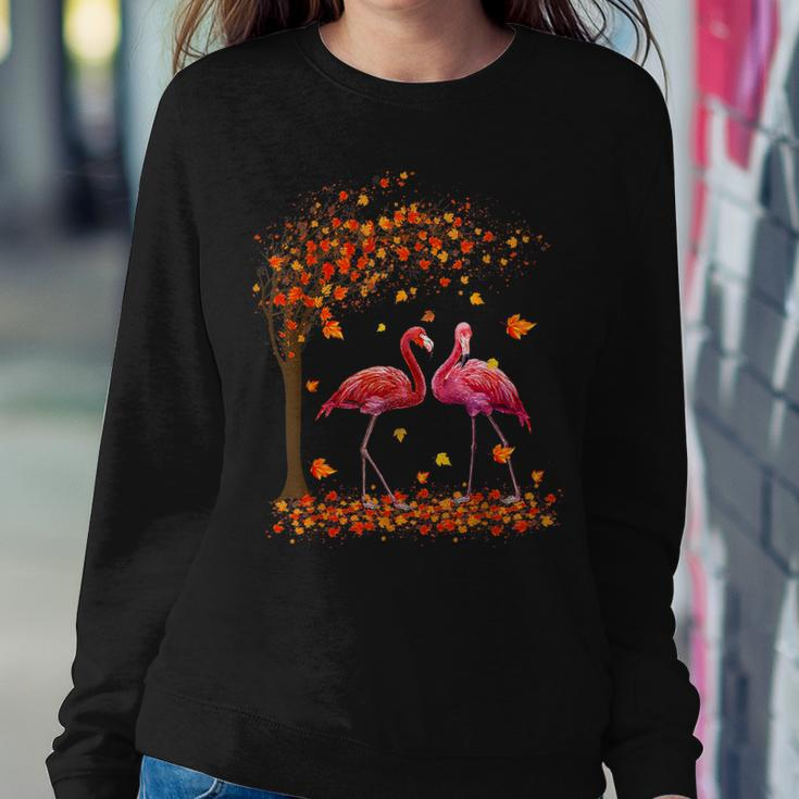 It's Fall Y'all Flamingo Thanksgiving Halloween Women Sweatshirt Funny Gifts