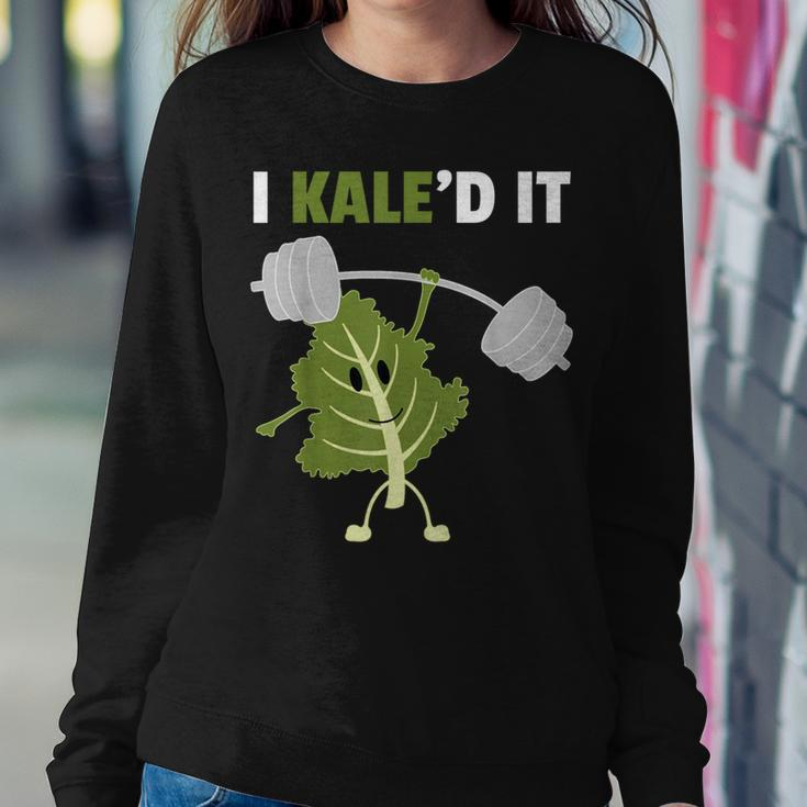 Kaled It Cute Vegetarian Gym Teacher Veggies Vegan Women Sweatshirt Unique Gifts