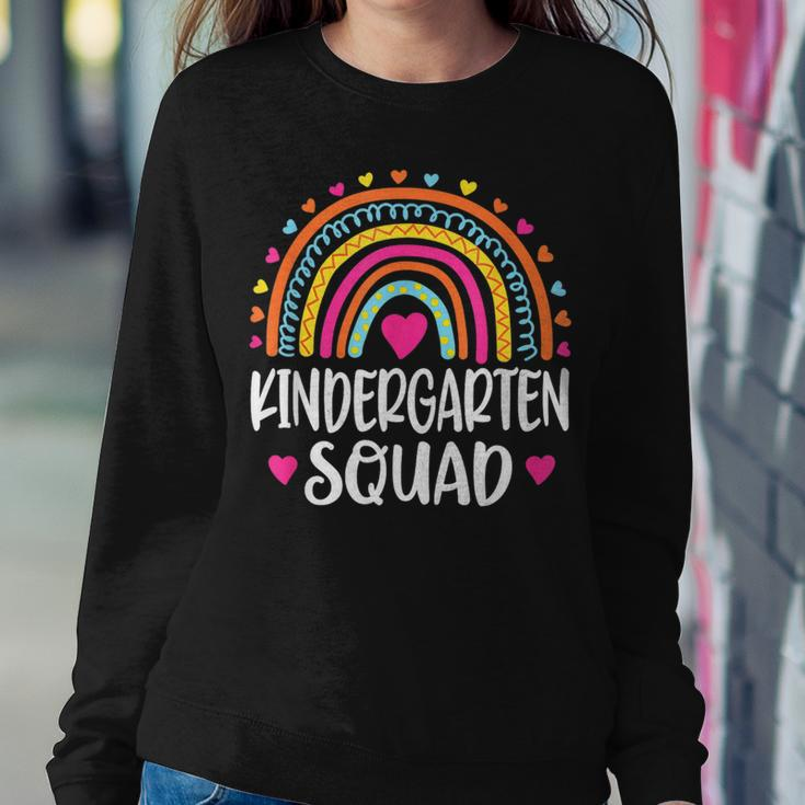 Kindergarten Squad Rainbow Back To School Teacher Women Sweatshirt Unique Gifts