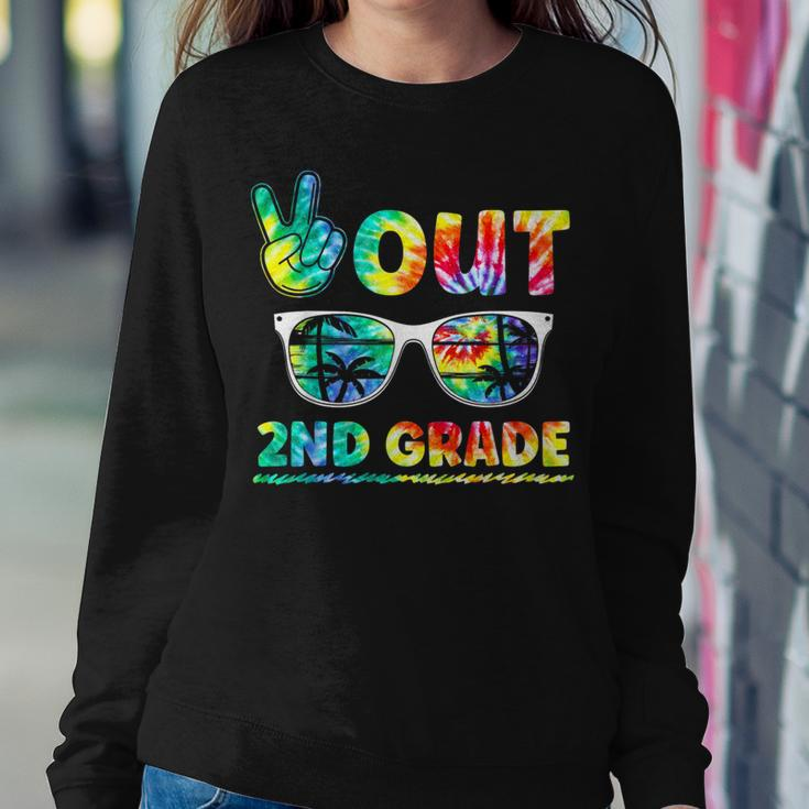 Last Day Of School Peace Out 2Nd Grade Teachers Kids Women Sweatshirt Unique Gifts