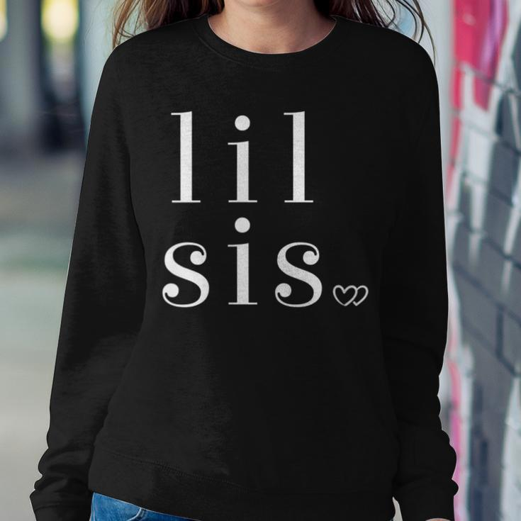 Lil Sis Women Girls & Sorority Little Sister Women Sweatshirt Unique Gifts