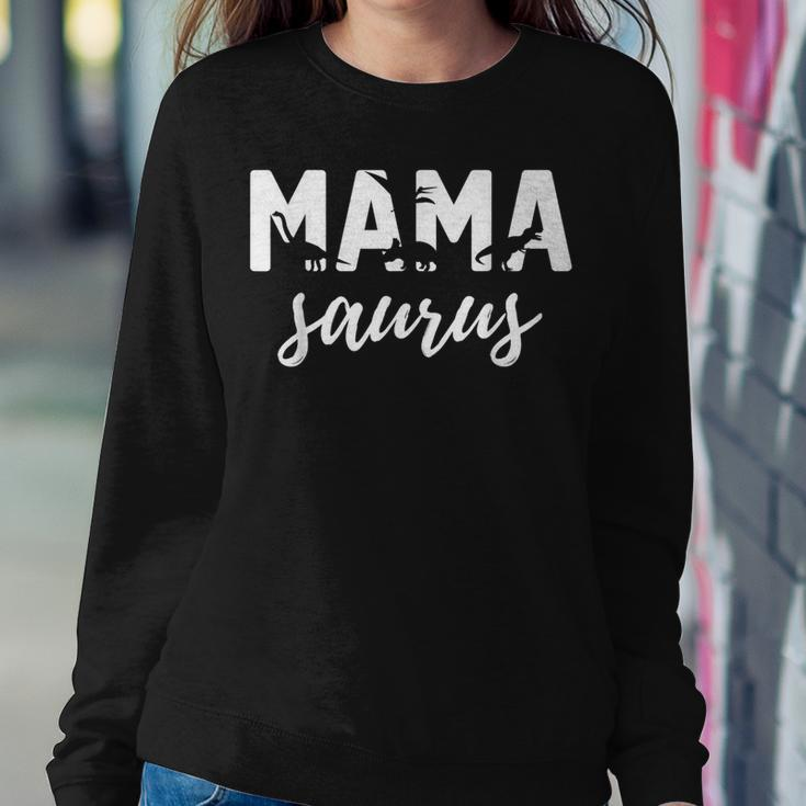 Mama Saurus Dinosaur Dino Mom Mommy Trex Women Sweatshirt Unique Gifts