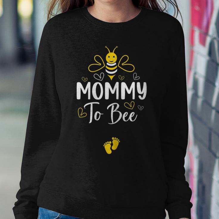 Mommy To Bee Pregnancy Announcement Baby Shower Mommy Women Crewneck Graphic Sweatshirt Unique Gifts