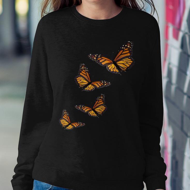 Monarch Butterfly -Milkweed Plants Butterflies Women Sweatshirt Unique Gifts