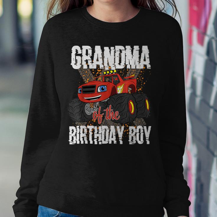 Monster Truck Family Matching Party Grandma Of The Birthday Women Sweatshirt Unique Gifts